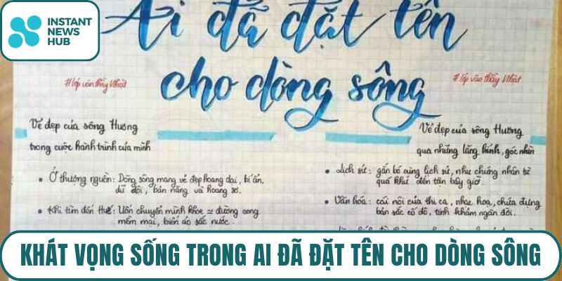 Khát vọng sống trong Ai Đã Đặt Tên Cho Dòng Sông